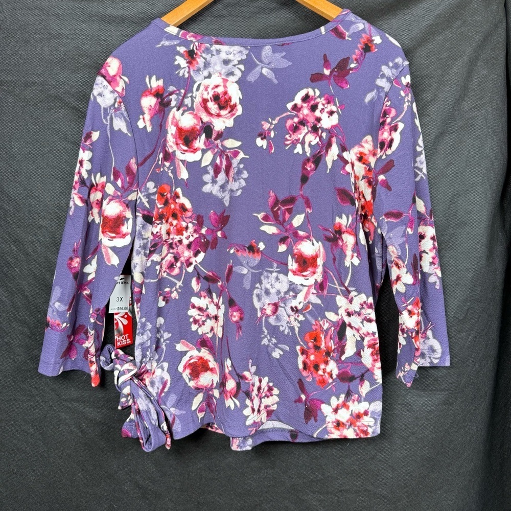 Hot Kiss Women’s Wrap Top Plus Size 3X - Picture 5 of 5